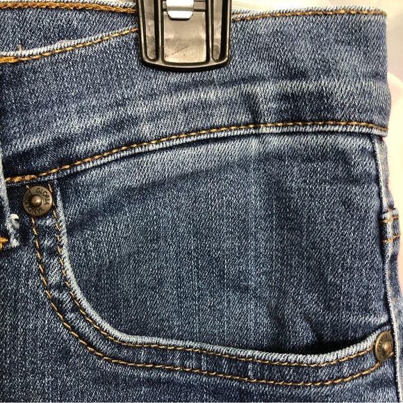 GLORIA VANDERBILT Amanda Straight Leg Blue Denim 5-pocket Jeans Sz Missy 8 Short - Picture 6 of 12